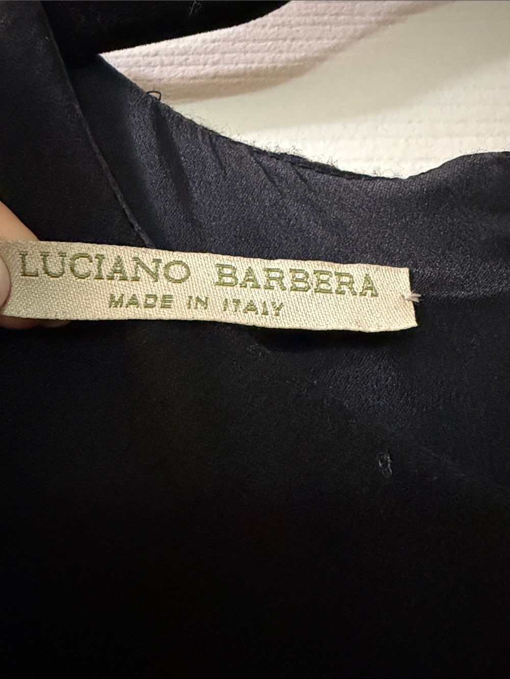 Luciano Barbera Black Halter Maxi Dress - Picture 2 of 4